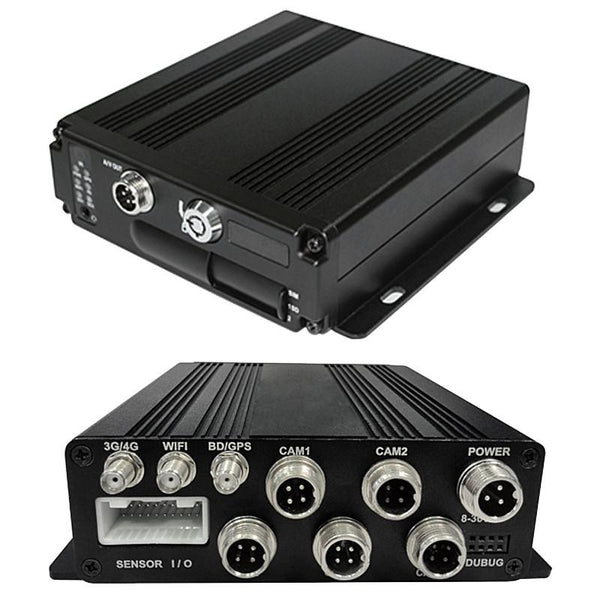MDVR 720P 3-4 Camera DVR System - Includes 3 Cams (can add 4th), 7" LCD, 64GB & GPS!