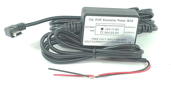 12 Volt Hard Wire Power Cable for Dash Cams! Replaces Cig Lighter Charger! Installs in minutes!